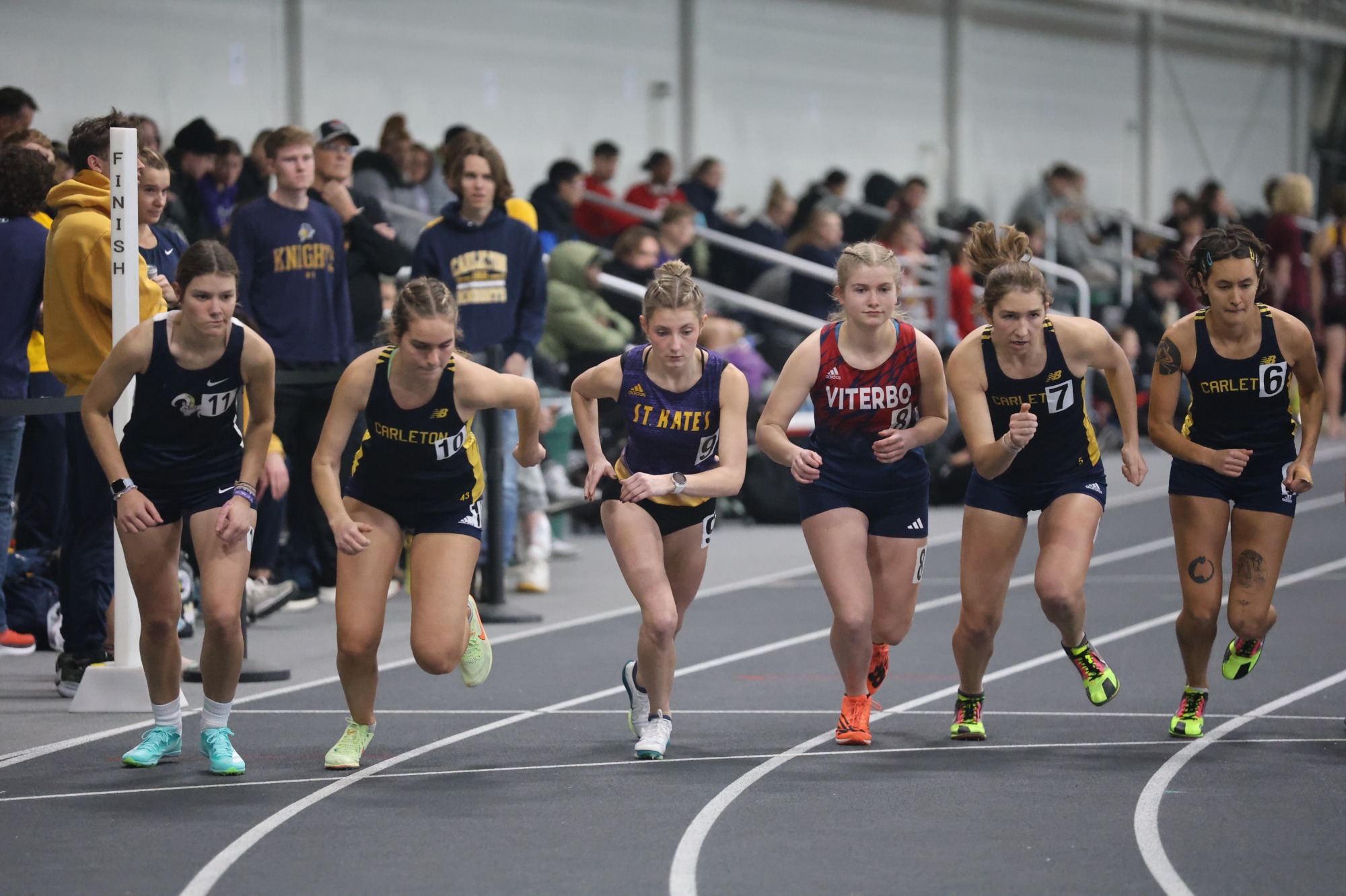 Kate Peterson running at Ole Opener