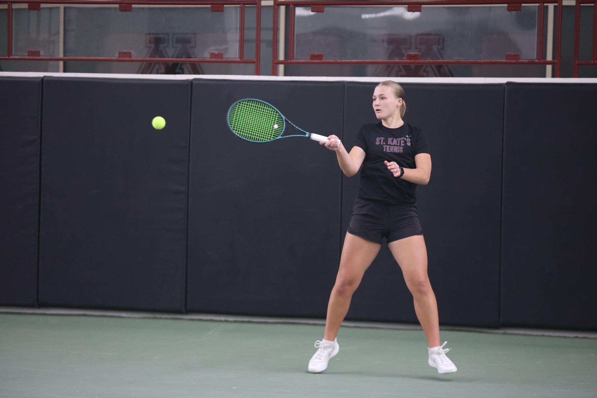 Ashley King at Baseline Tennis Center