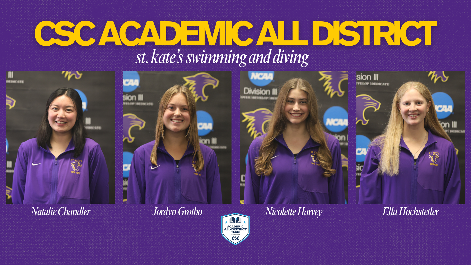 St. Kate's swimming and diving