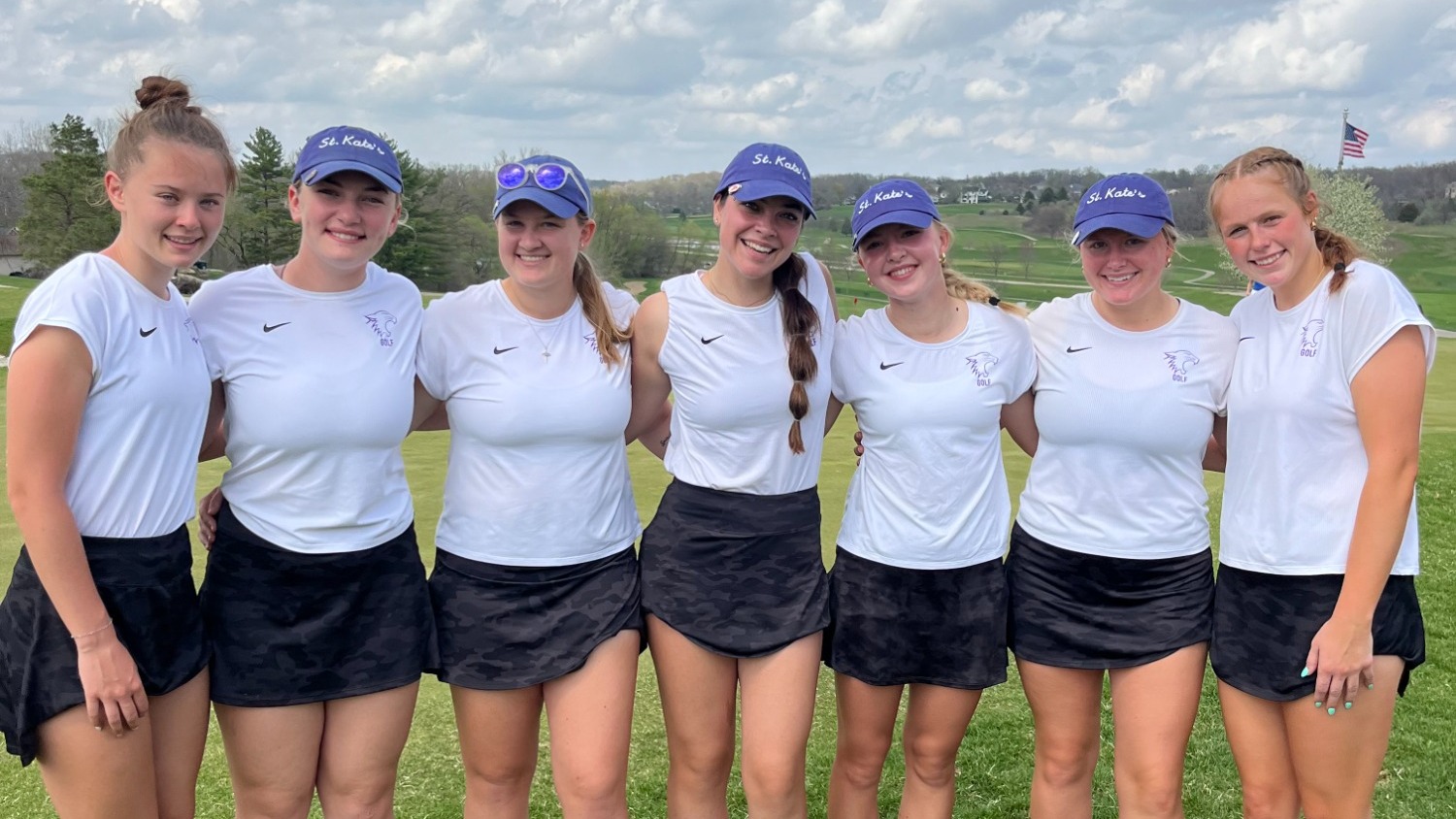 Golf team at Mount Mercy Spring Invite