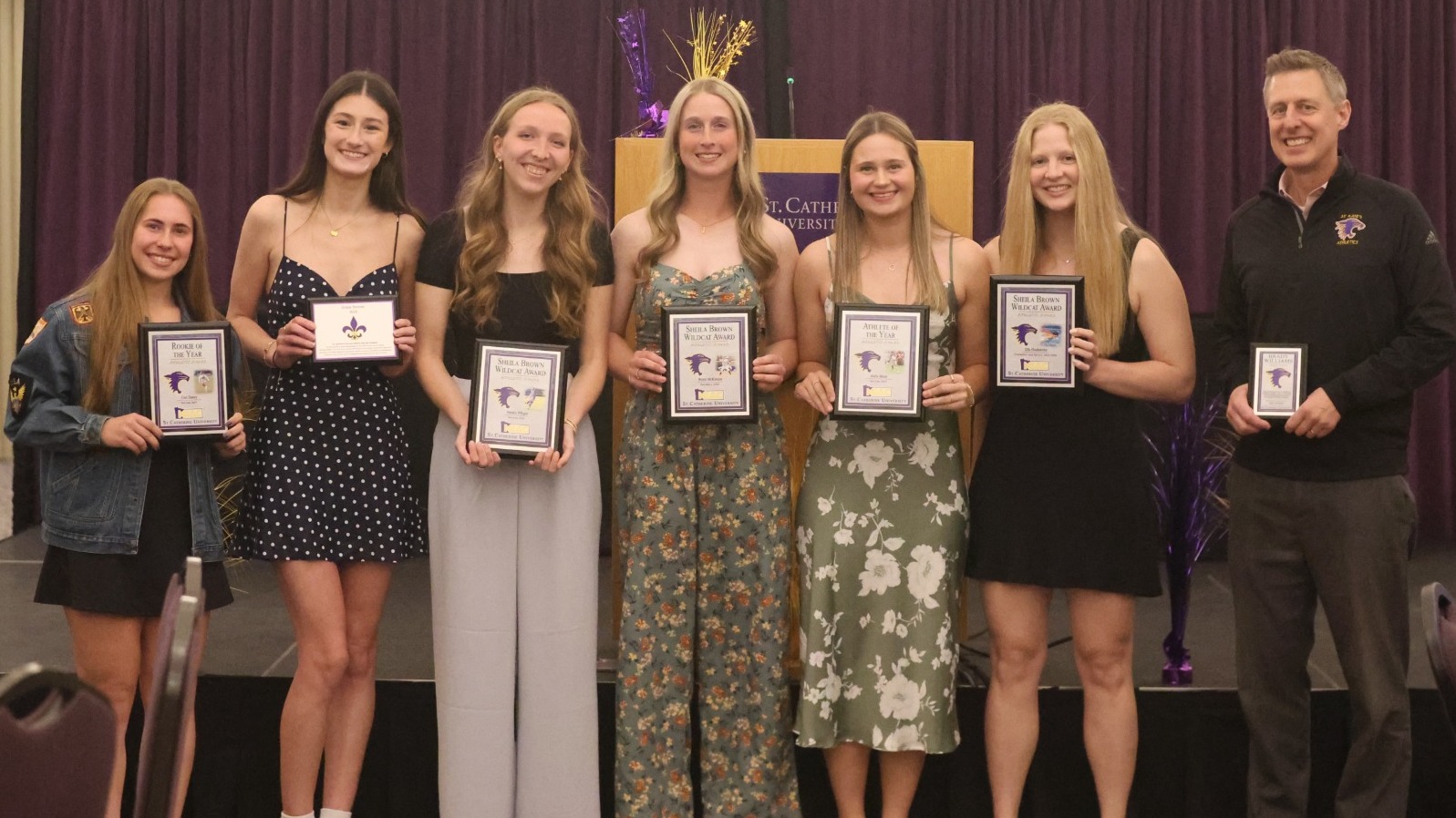 Purple and Gold award winners