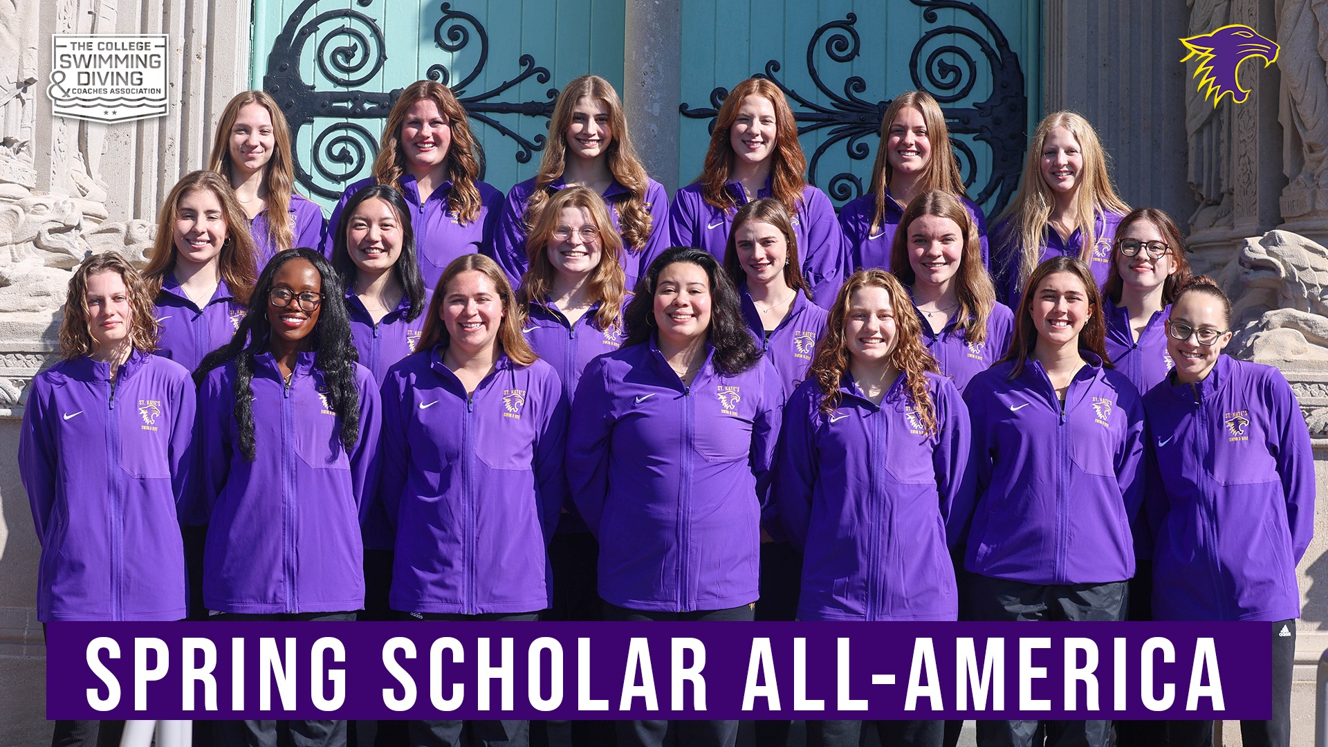 CSCAA Scholar All America Team Photo