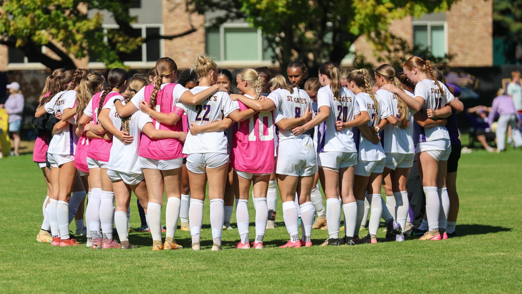 Team huddle