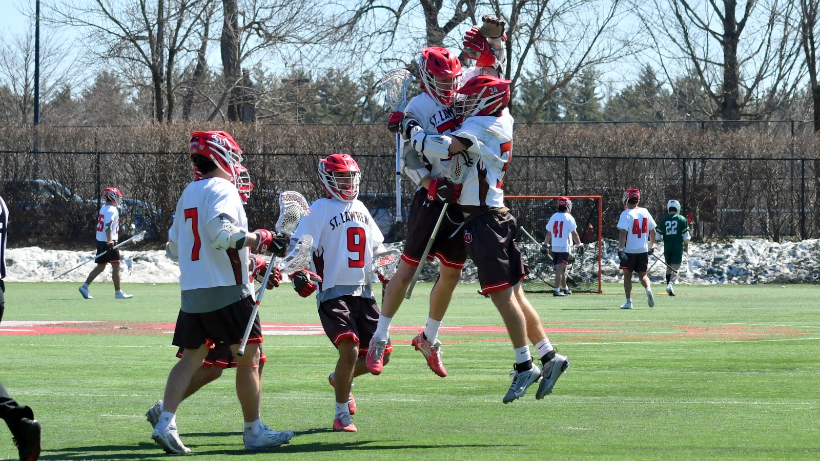 Murphy Scores Five, Hutchinson Adds Four; No. 8 Saints Top Skidmore St. Lawrence University