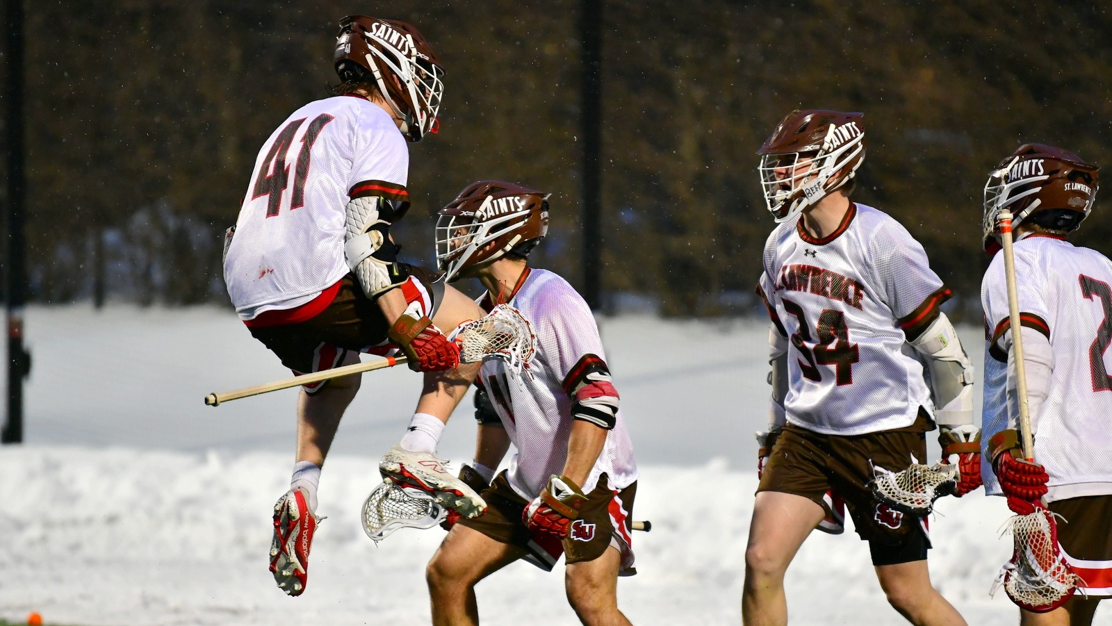 Men's Lacrosse Celebration