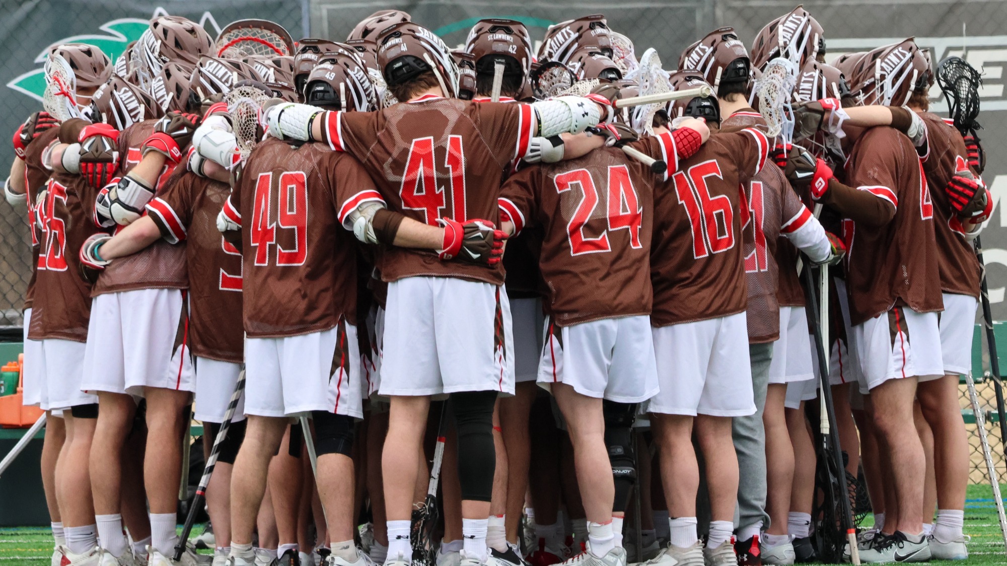 Men's Lacrosse Huddle