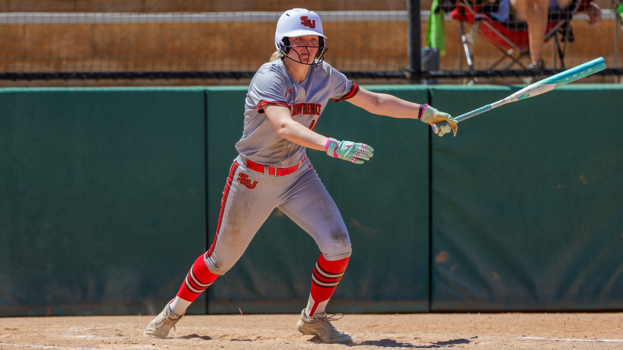 Mar 23, 2026; Clermont, FL, USA; St Lawrence softball during The Spring Games at The Legends Ball Fields. Mandatory Credit: Mike Watters