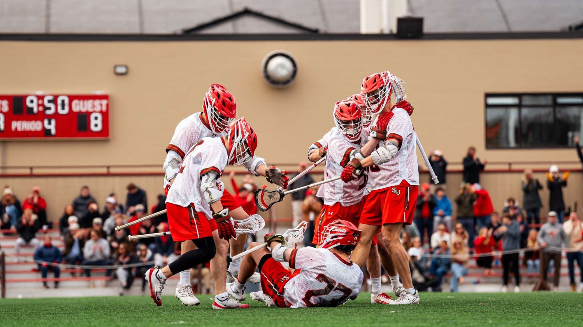 Men's Lacrosse Celly vs. RIT