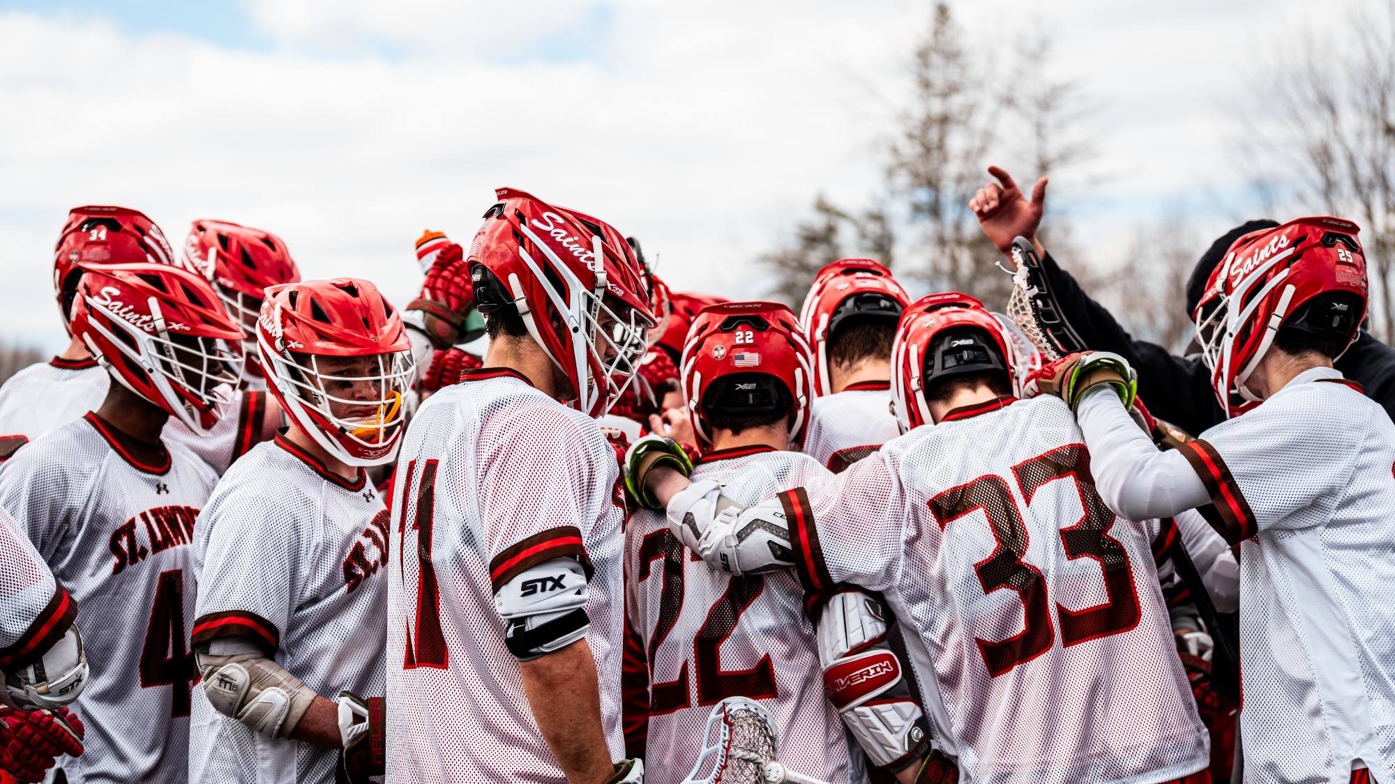 Men's Lacrosse Huddle