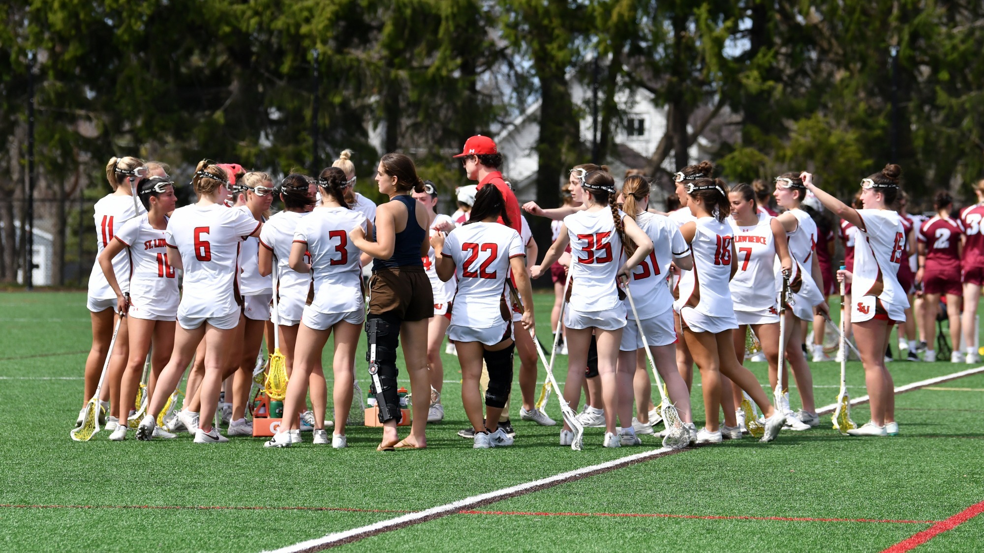 Women's Lacrosse Huddle