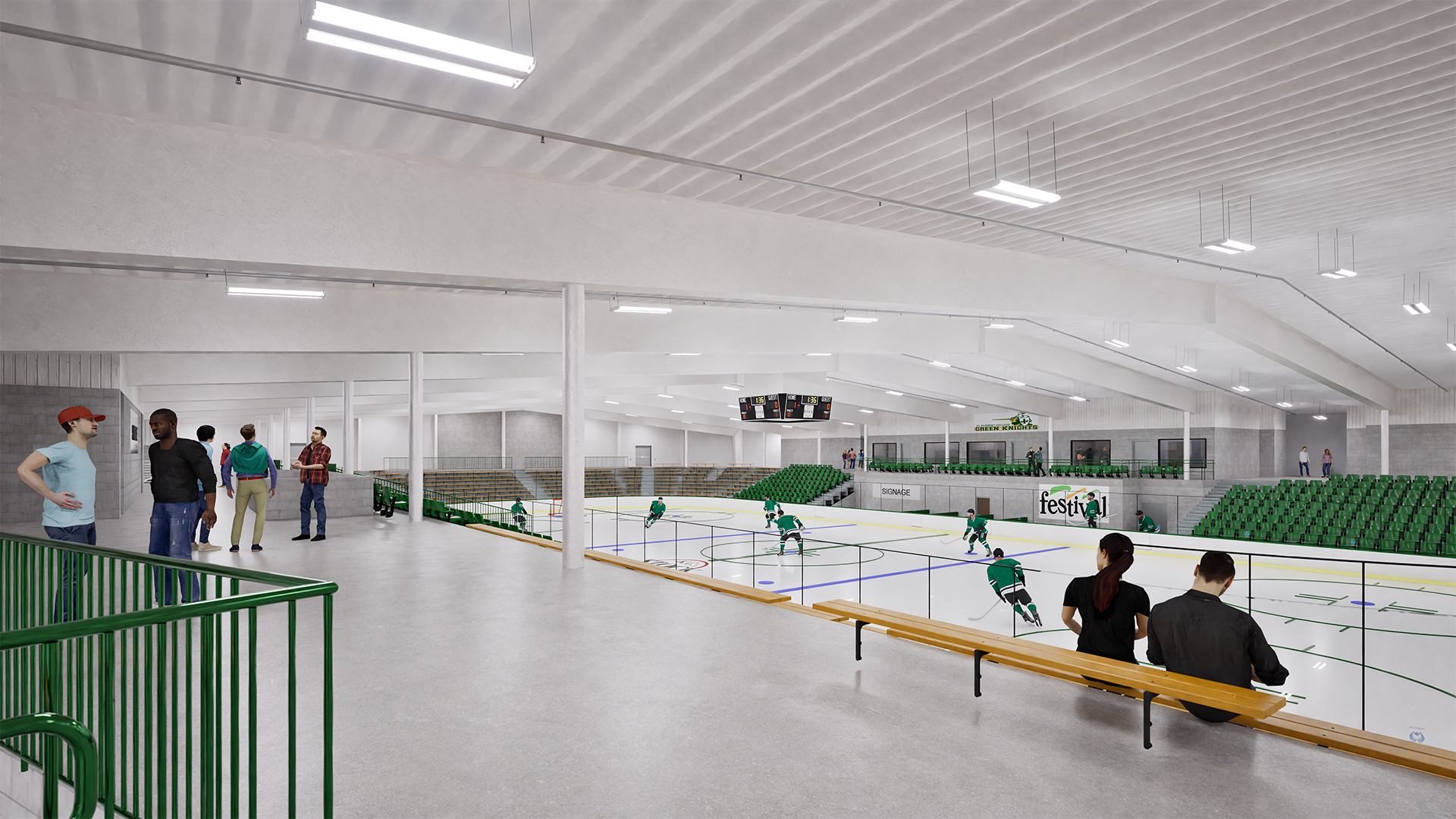 Cornerstone New Rink Rendering