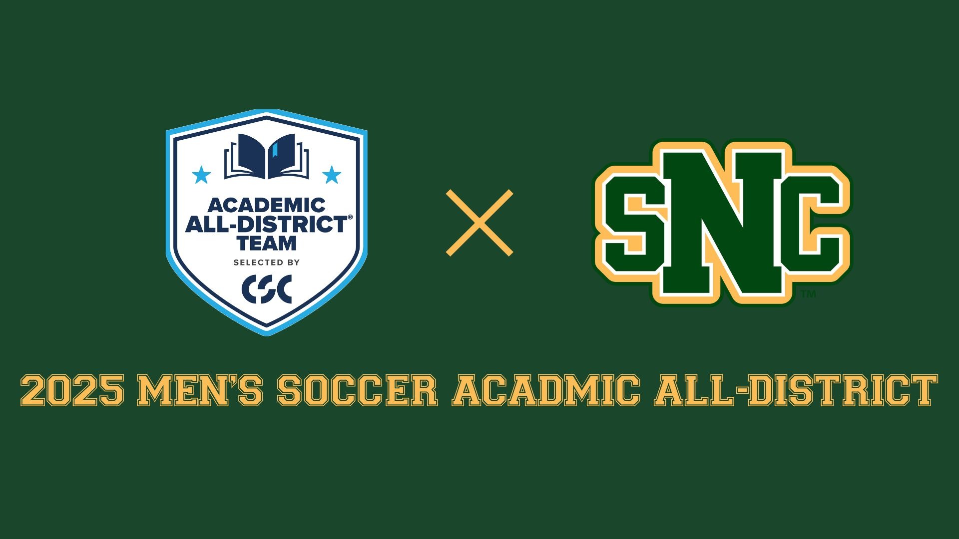 2025 CSC Academic All-District Men's Soccer