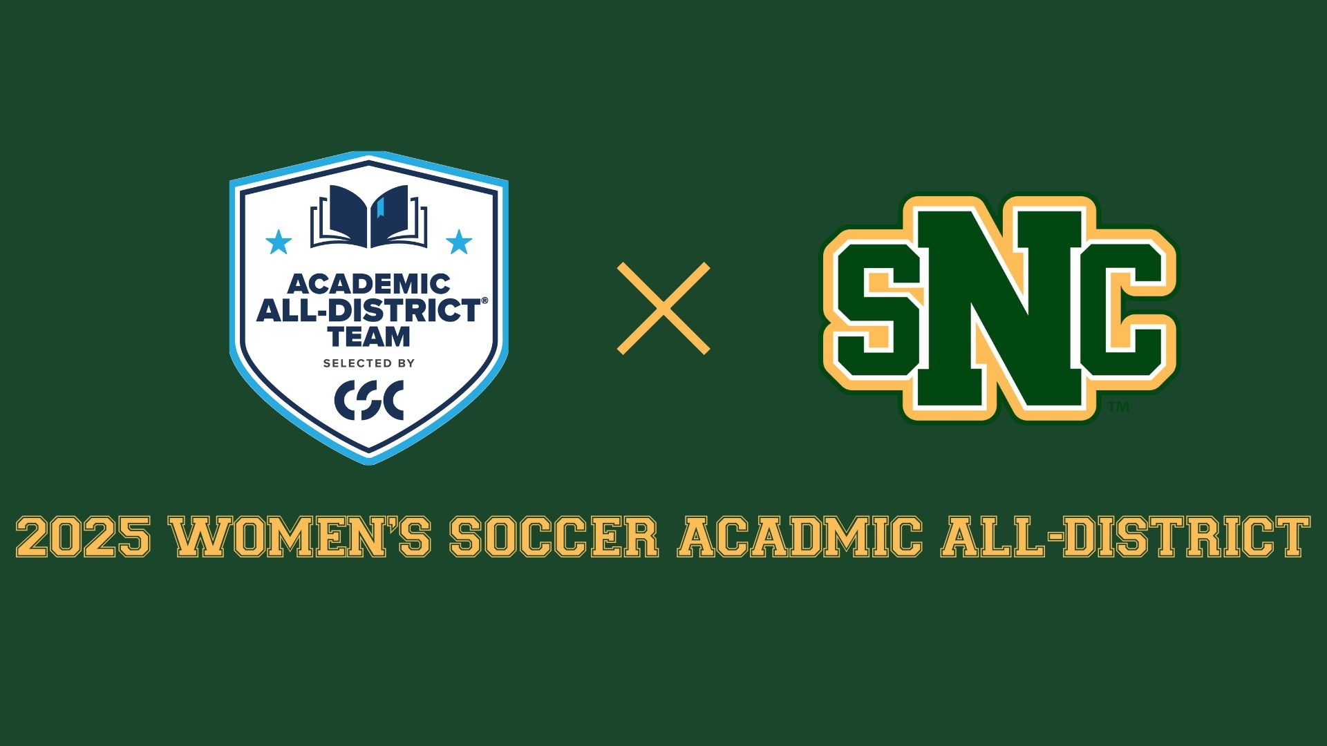 2025 CSC Academic All-District Women's Soccer 