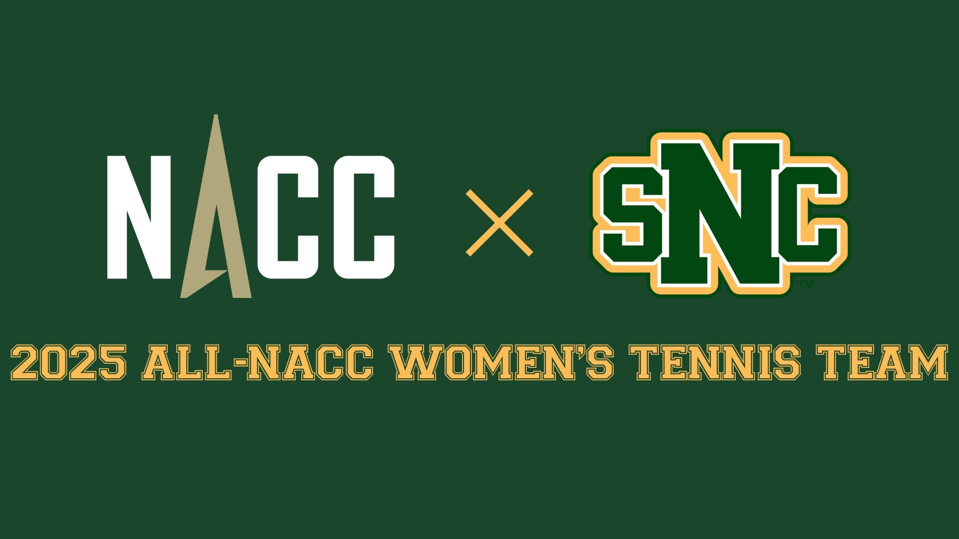 All-NACC Women's Tennis Graphic 2025
