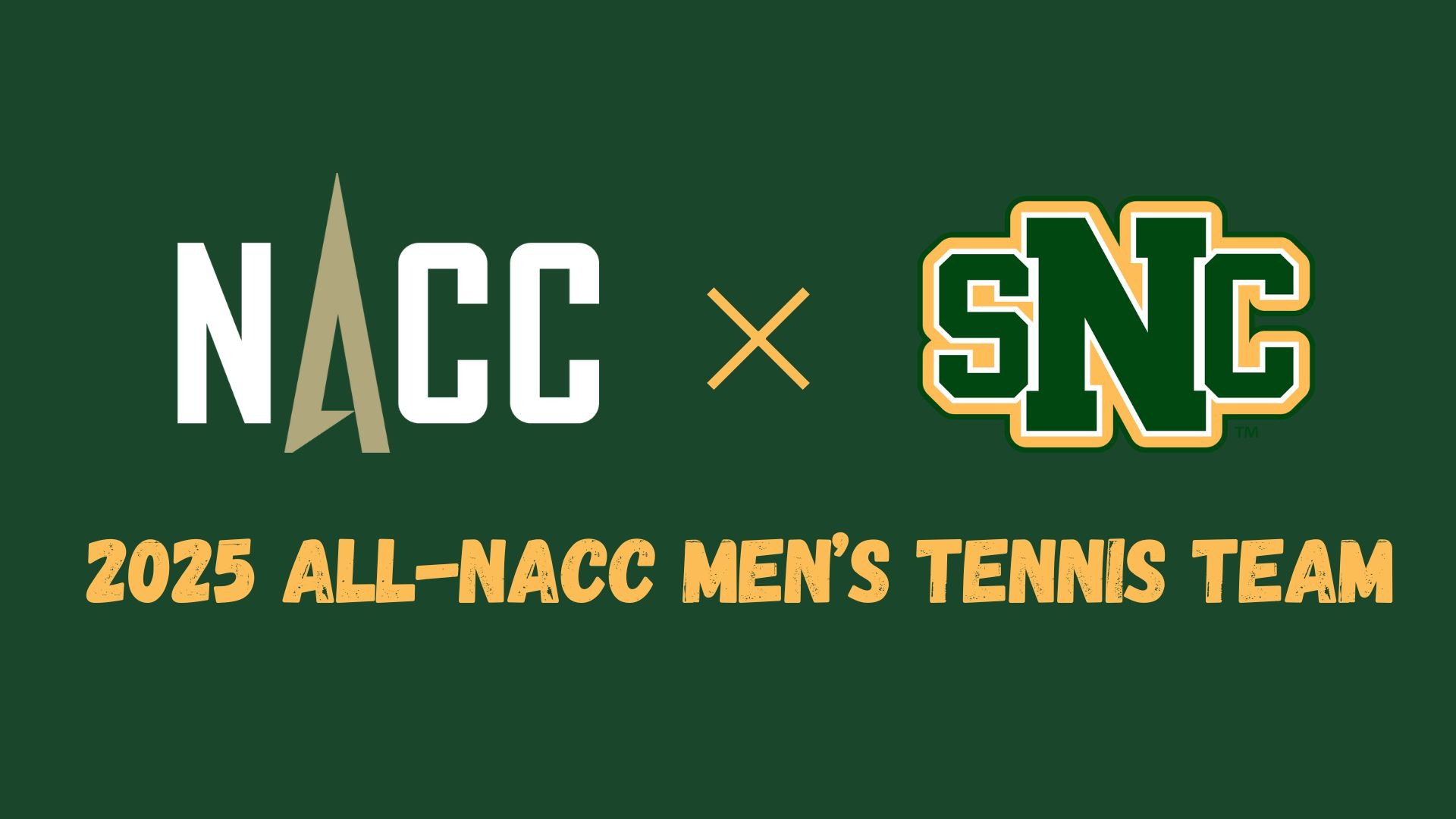 2025 All-NACC Men's Tennis Graphic