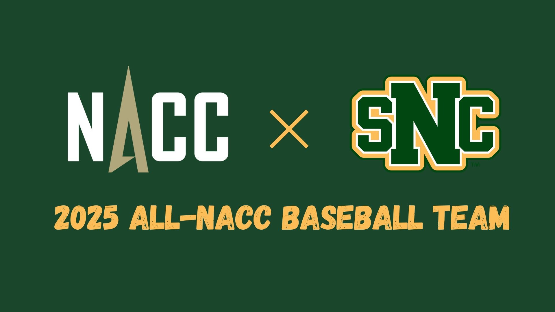 2025 All-NACC Baseball Graphic