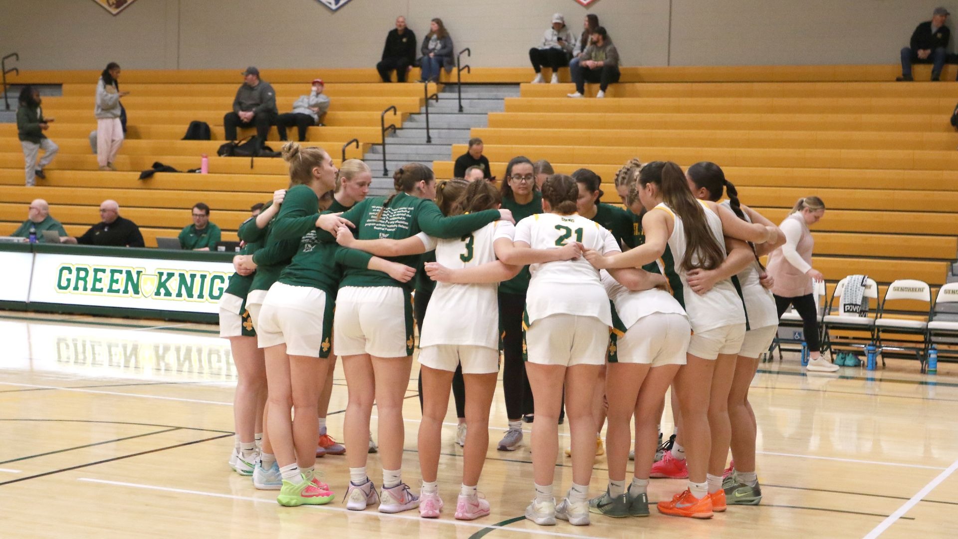 Women's Basketball Huddle