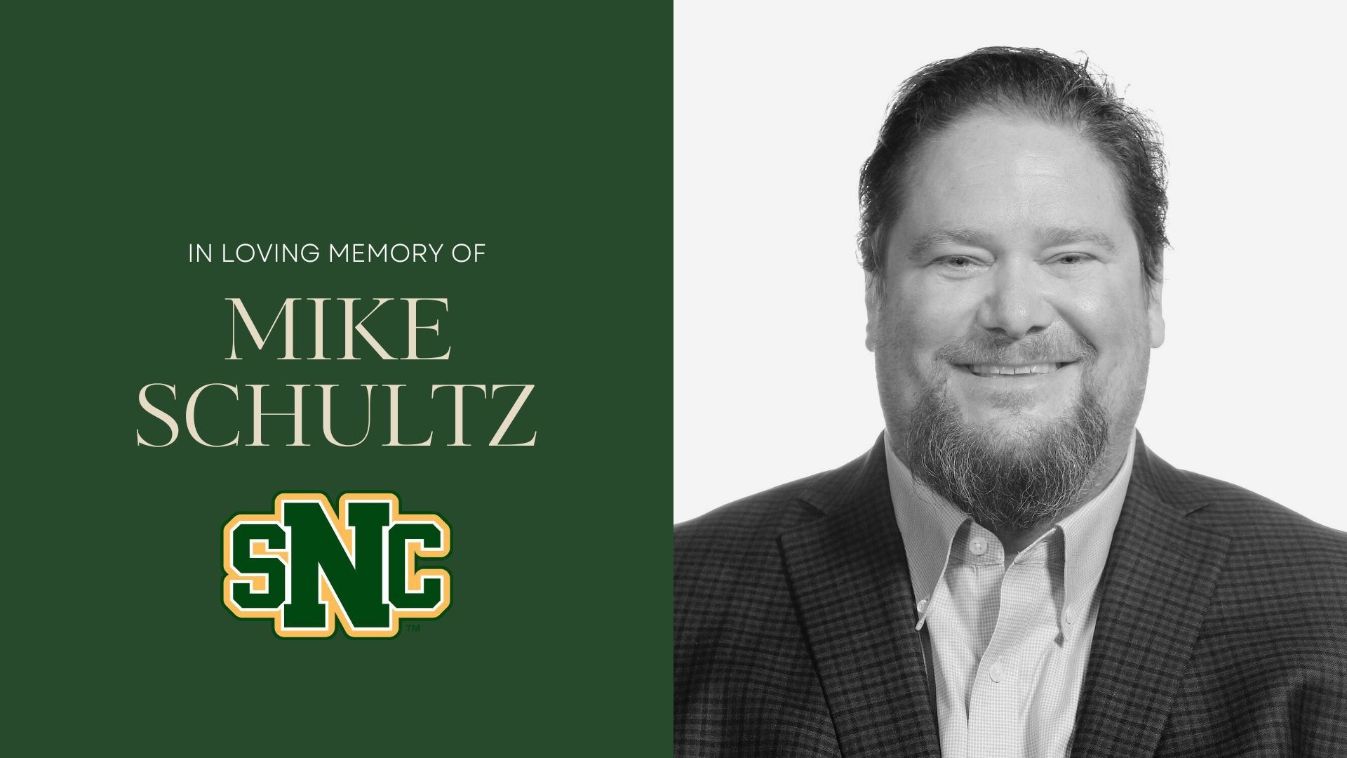 Mike Schultz In Memory Graphic