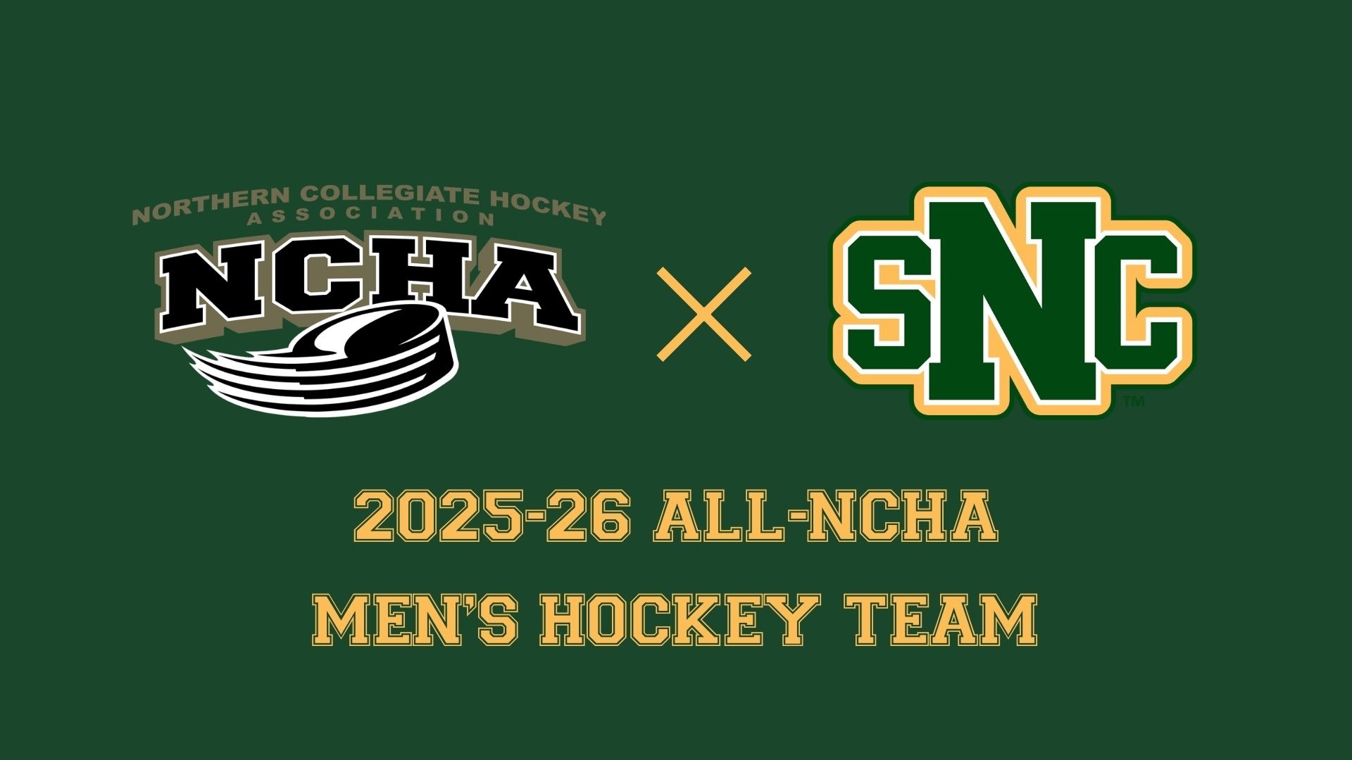 All-NCHA Men's Hockey Graphic