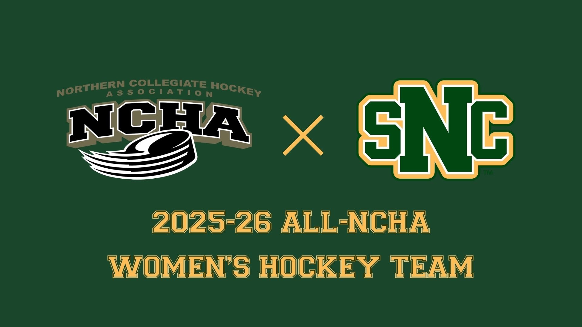 All-NCHA Women's Hockey Graphic 2026