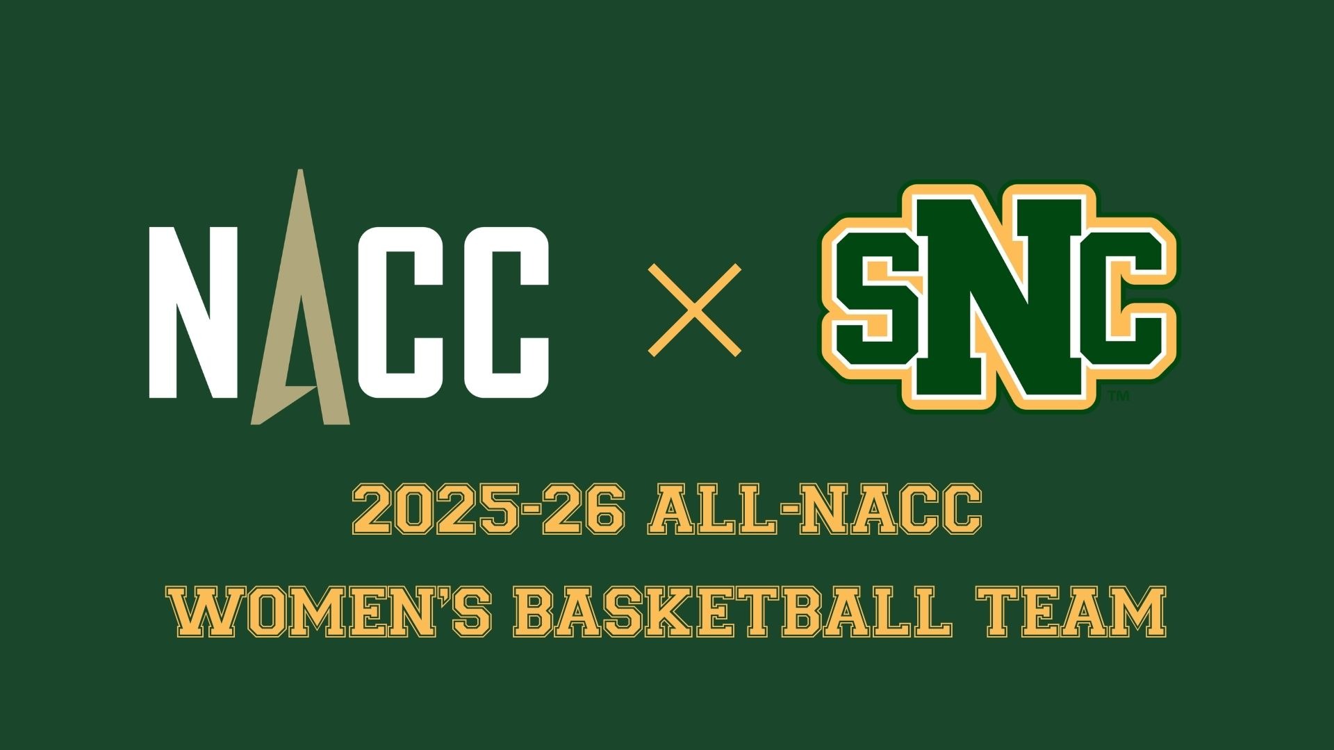 All-NACC Women's Basketball Graphic