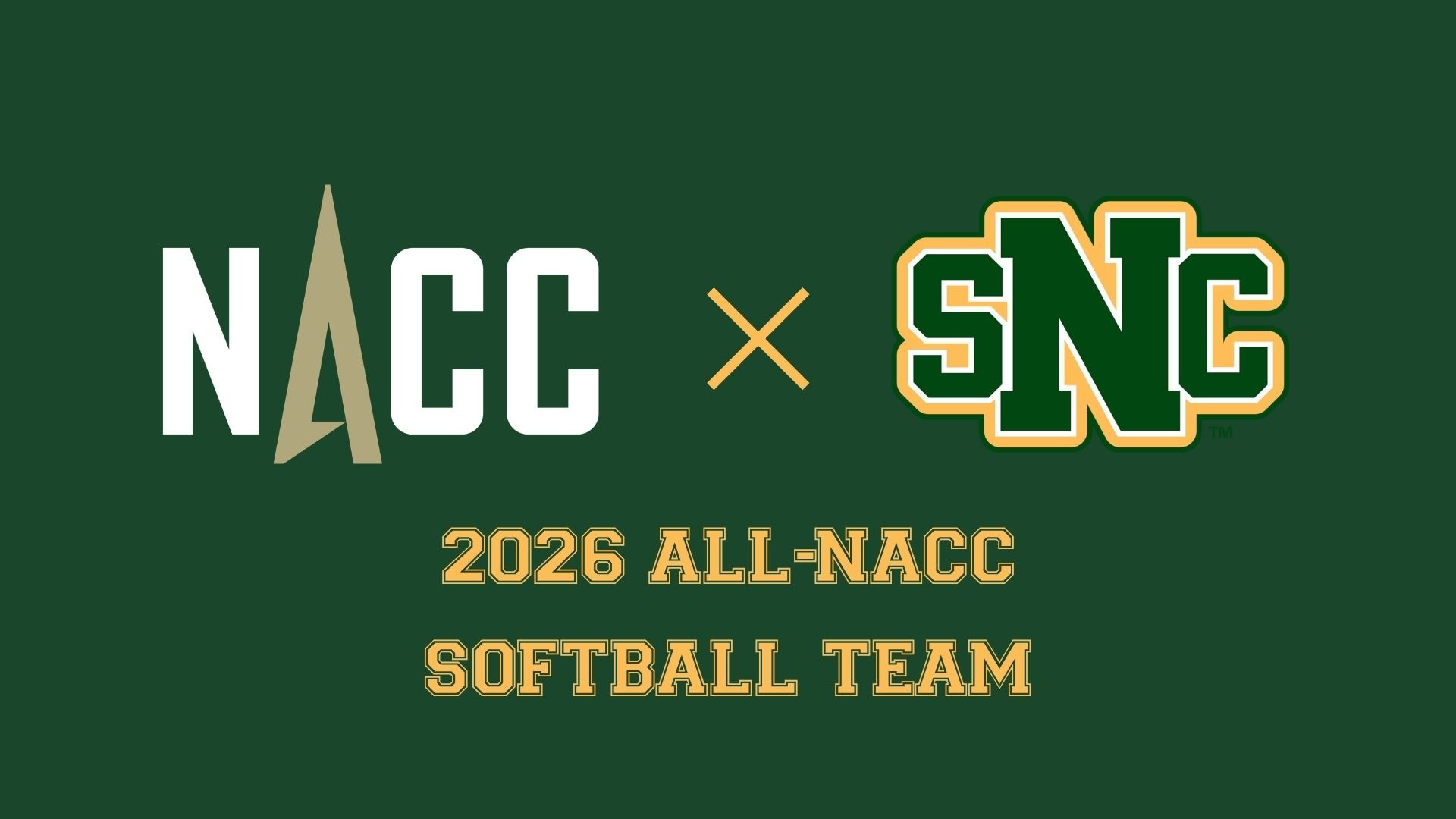 All-NACC Softball Graphic 2026
