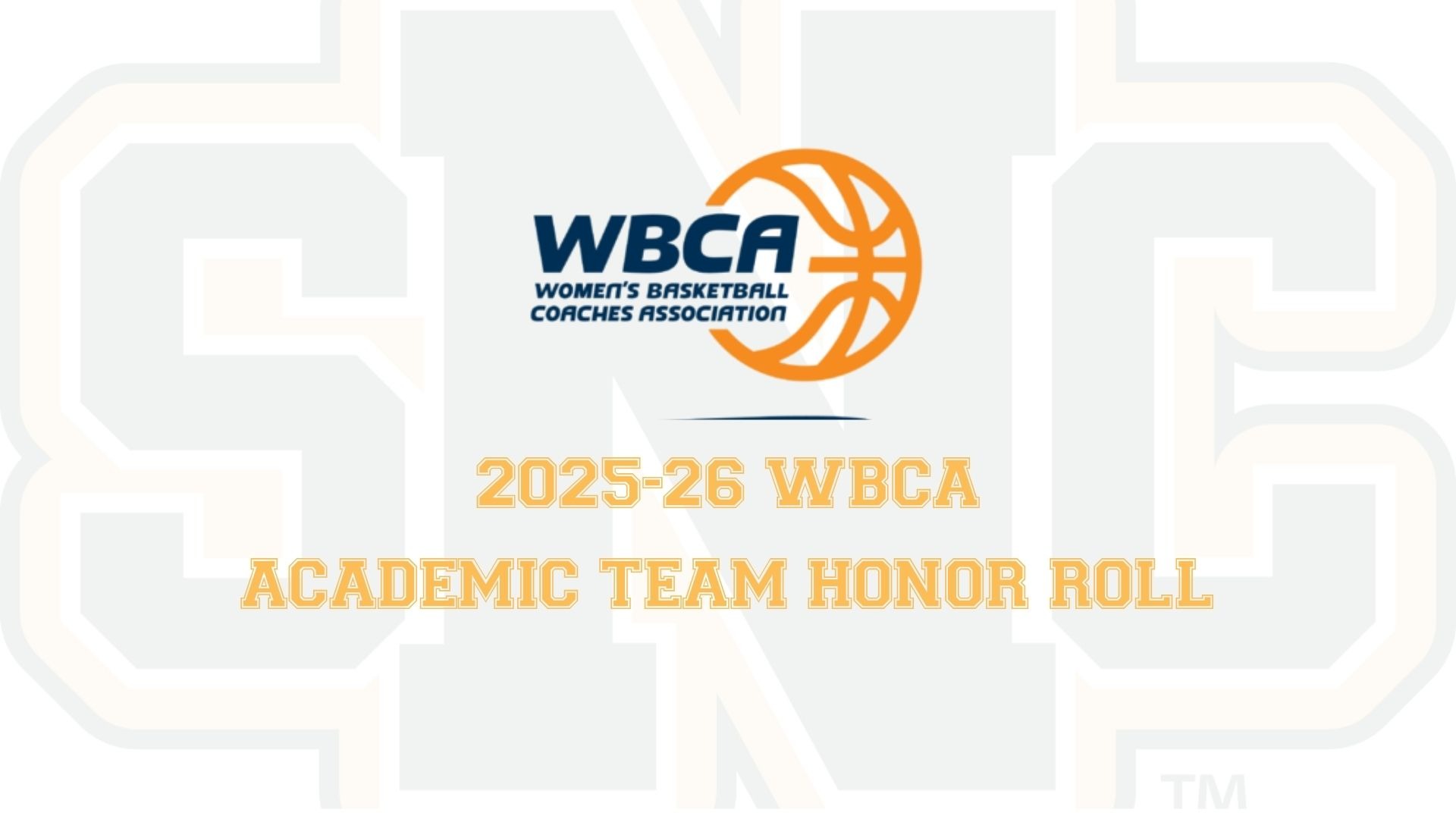 WBCA Academic Honor Roll Graphic 