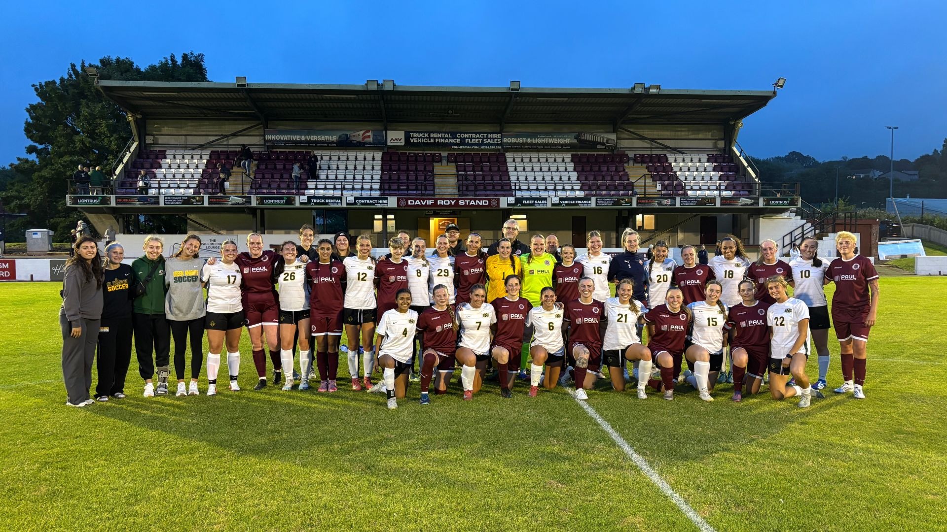 Women's Soccer Team Shot W/Linlithgow Rose FC