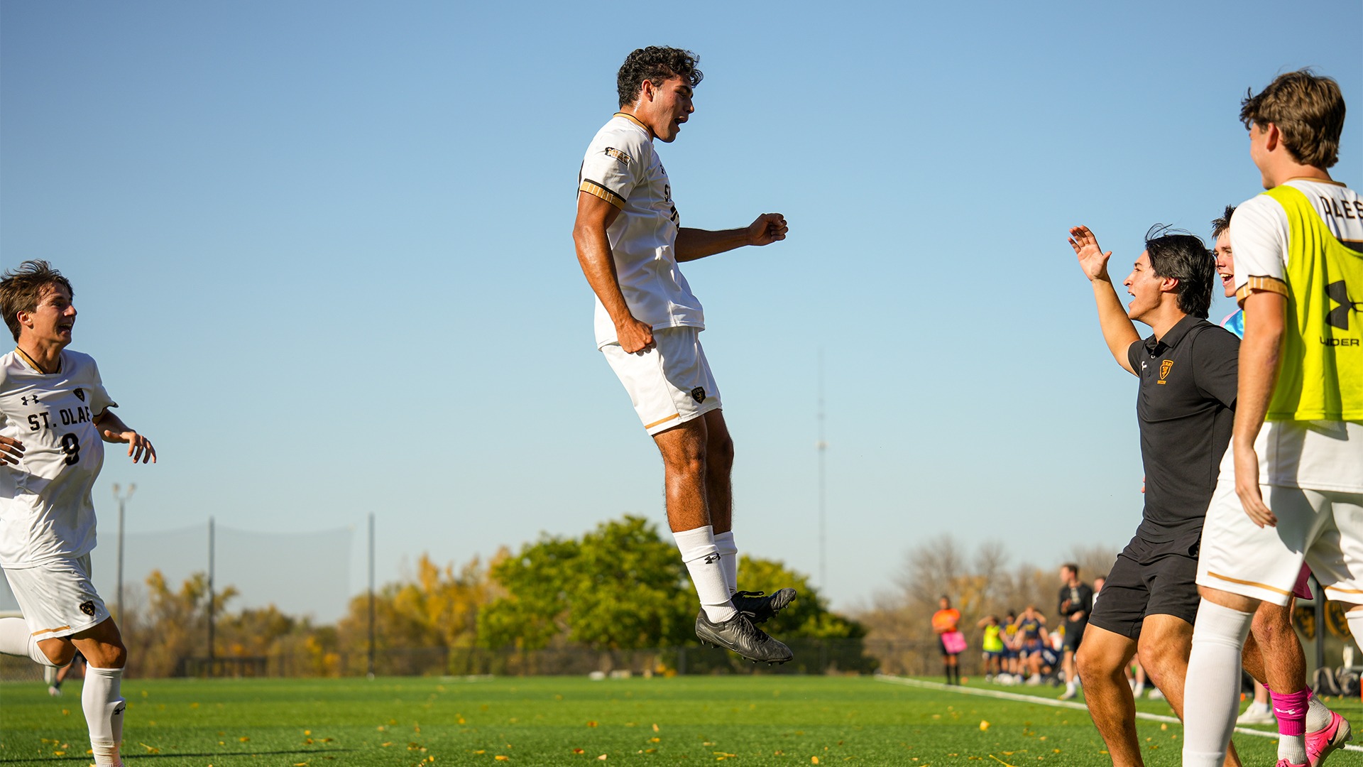 Ricardo Filotas celebrates his goal.