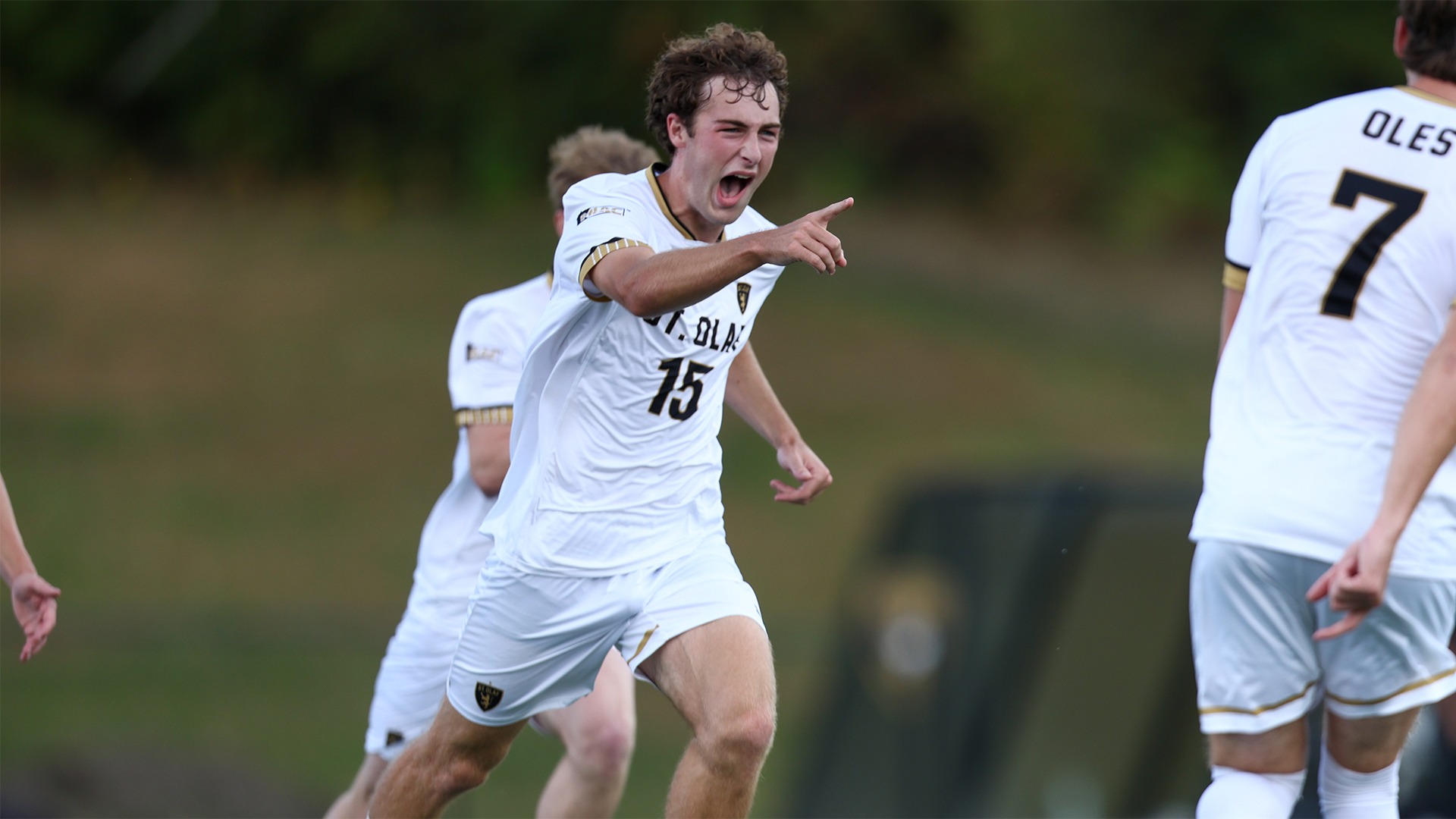 Tustin Todd celebrates his goal.