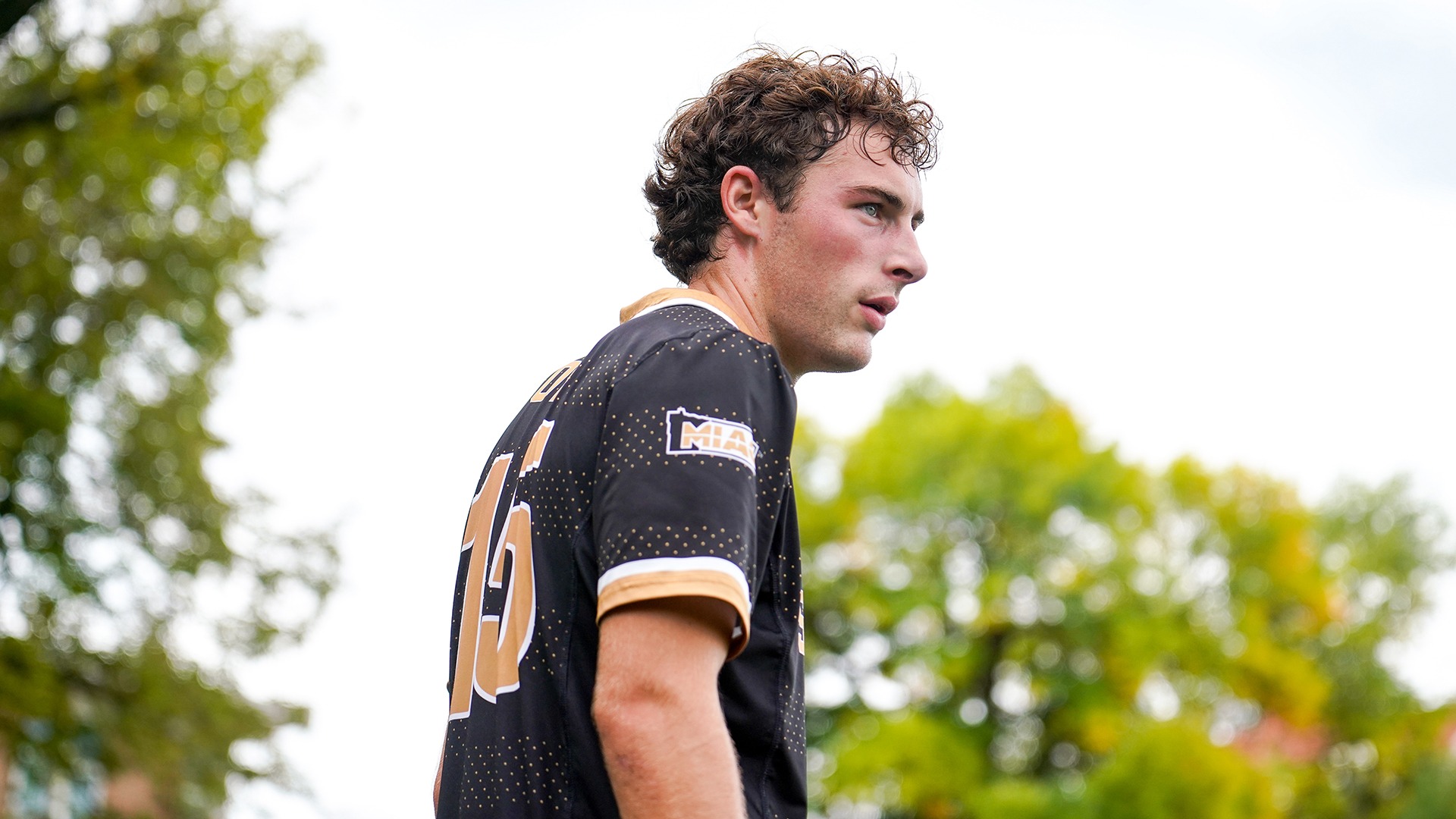 Tustin Todd waits to take a corner.