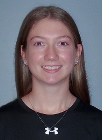 A headshot of volunteer assistant volleyball coach Karin Fowler.
