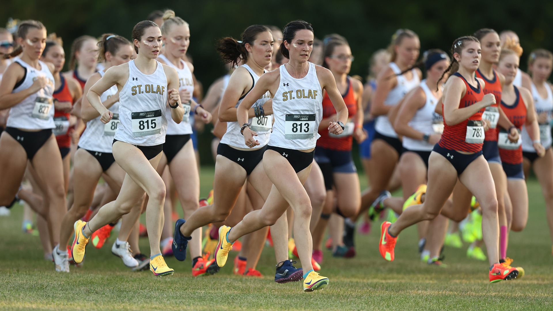 Louisa Lamarre runs at the Ole 5K Opener.