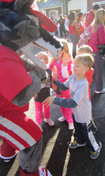 Over 120 student-athltes from all 20 Stony Brook sports participated in the Walk for Beauty on Sunday.