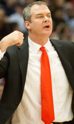 Stony Brook head men's basketball coach Steve Pikiell