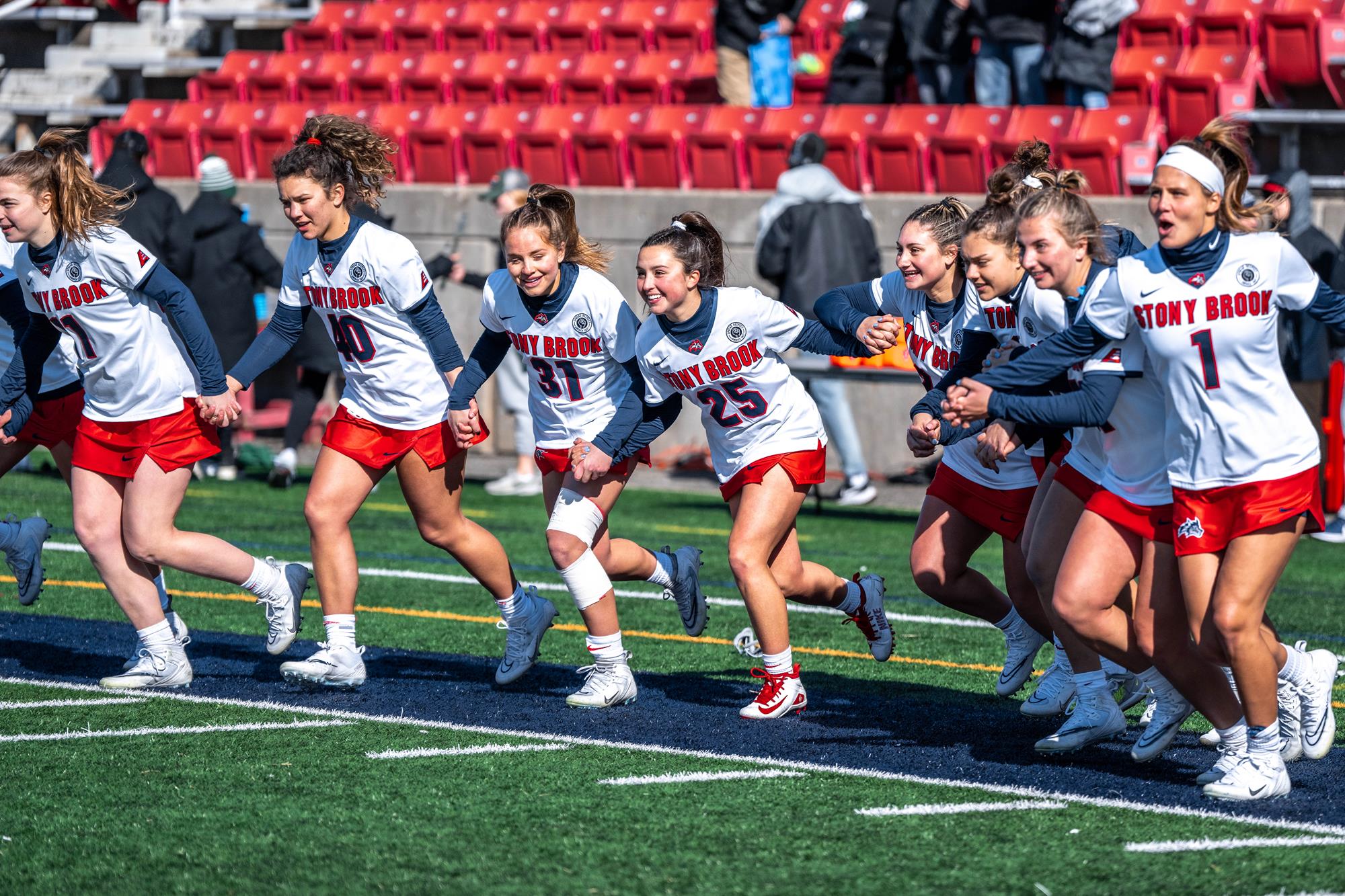 No. 4 Women's Lacrosse Rolls to Home Opener Win Stony Brook