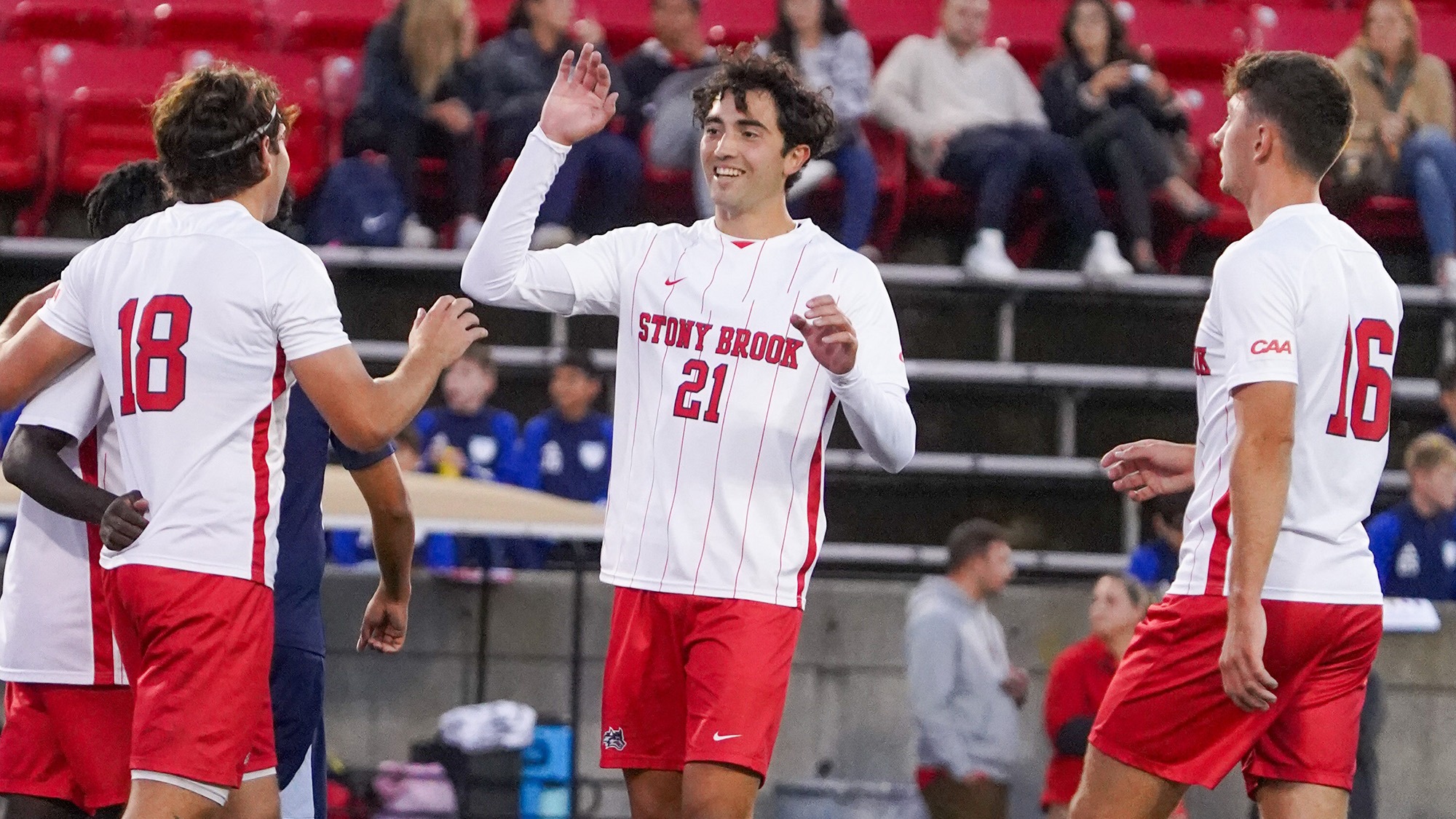Men's Soccer Tops St. Joe's 80, Anatol Program's Winningest Coach Stony Brook