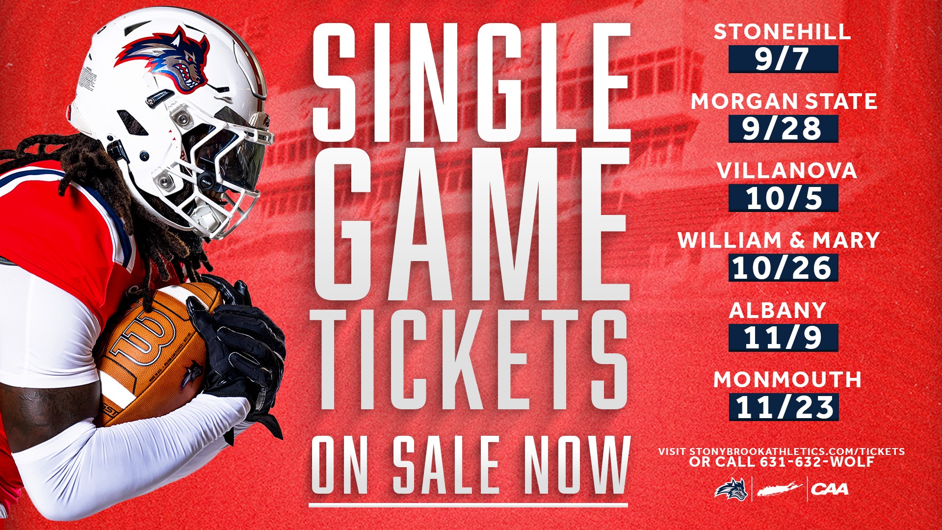 Ten Game Times Announced for 2024 Stony Brook Football Season Stony