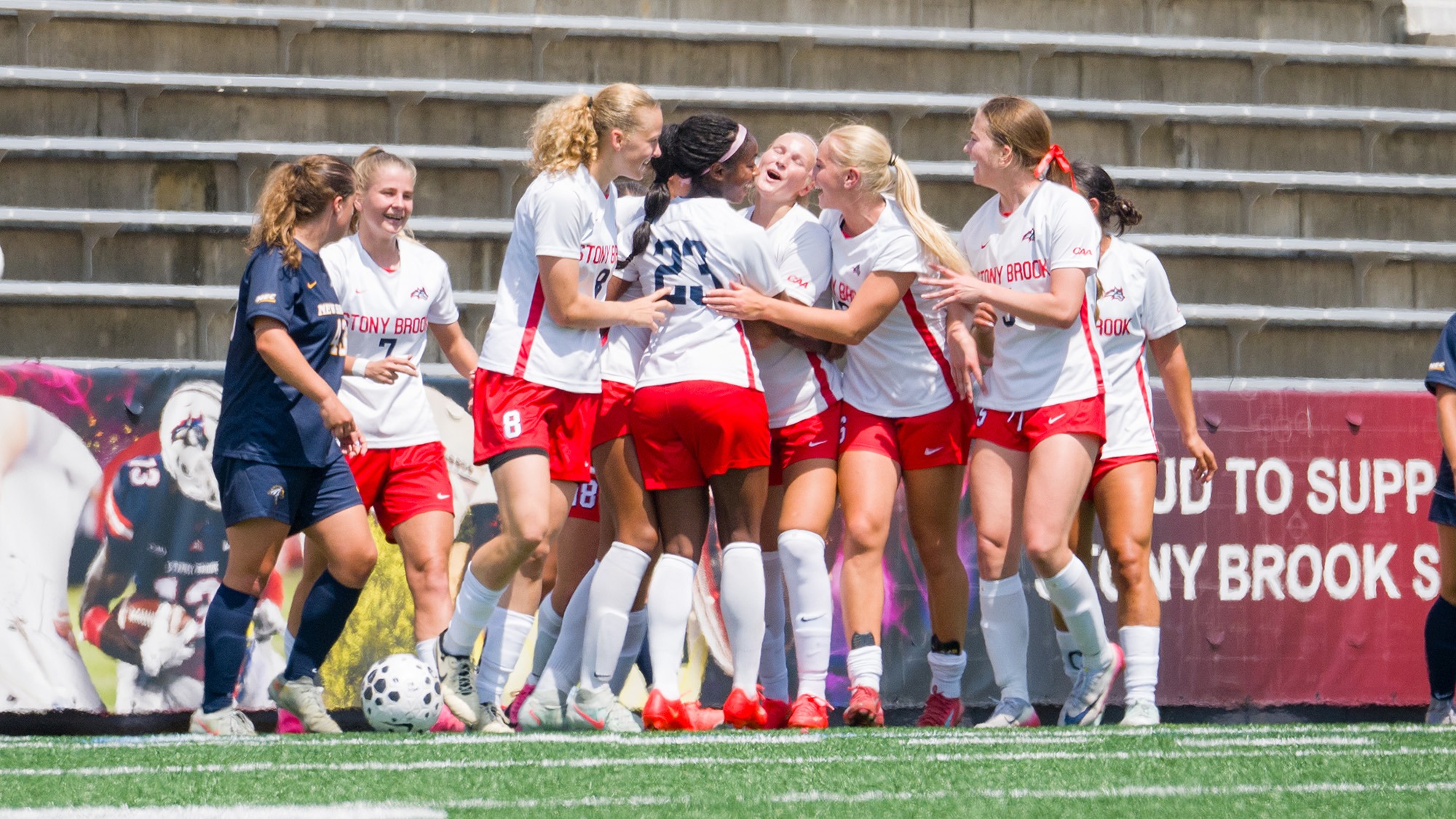Women's Soccer Goal Celebration - New Haven