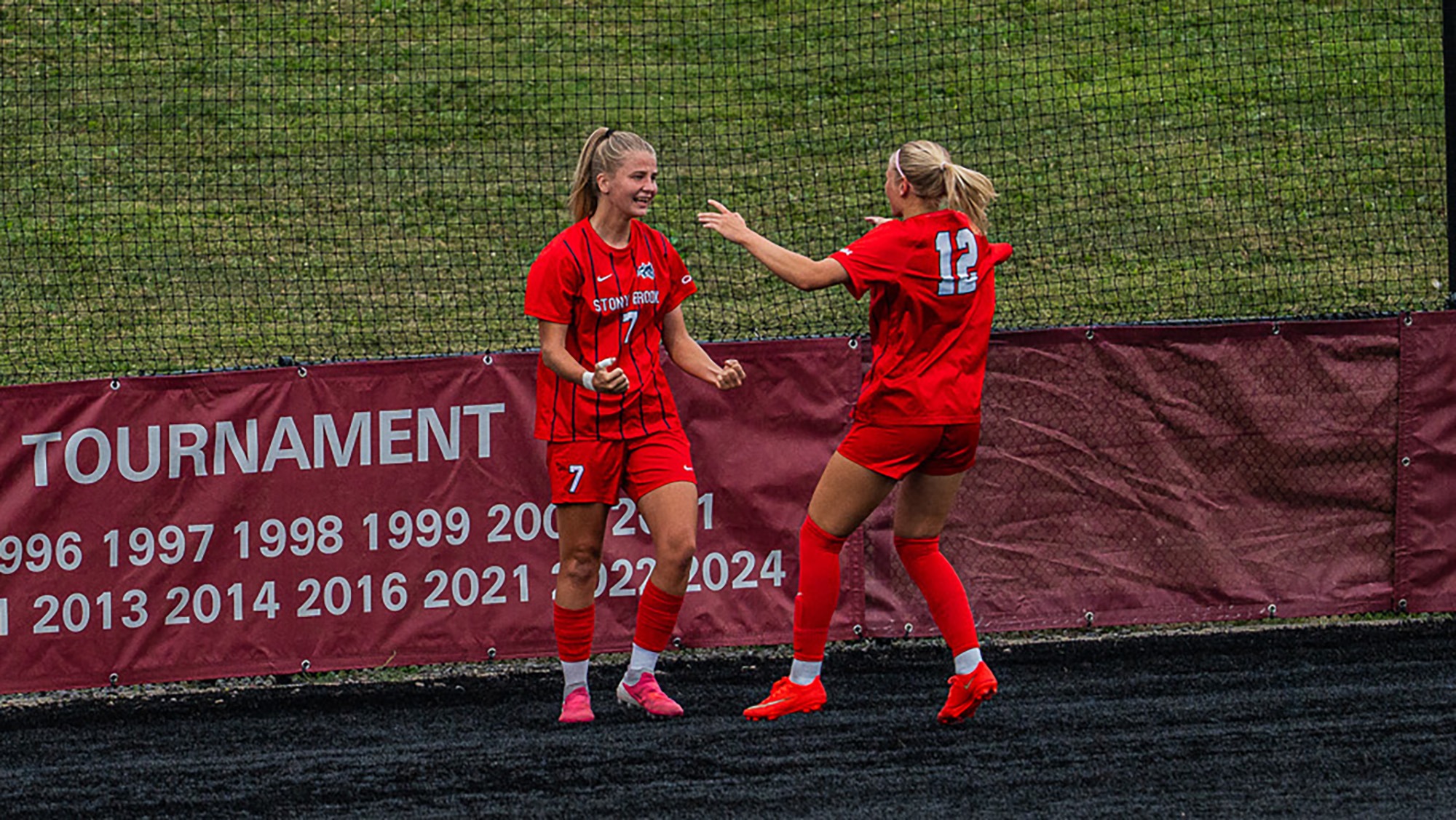 Emily Lemke - Goal Celebration at Harvard