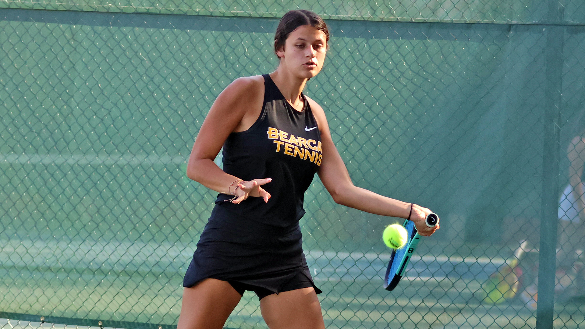 The Saint Vincent women's tennis team hosted Allegheny College on Sept. 11, 2024, at the SVC Courts.