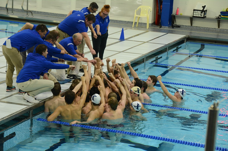 The Blue & White Divide and Deliver Against Lakotas St. Xavier High