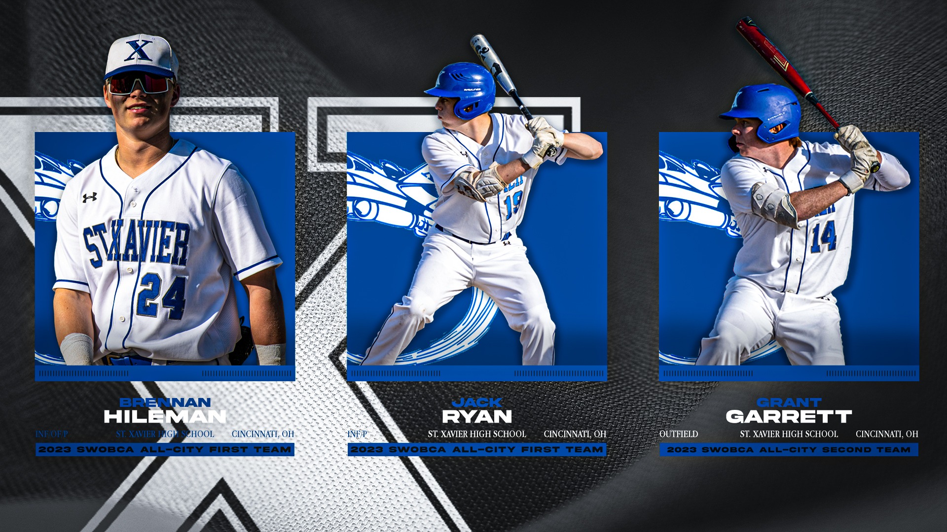 Baseball Lands Three on SWOBCA AllCity Team St. Xavier High School