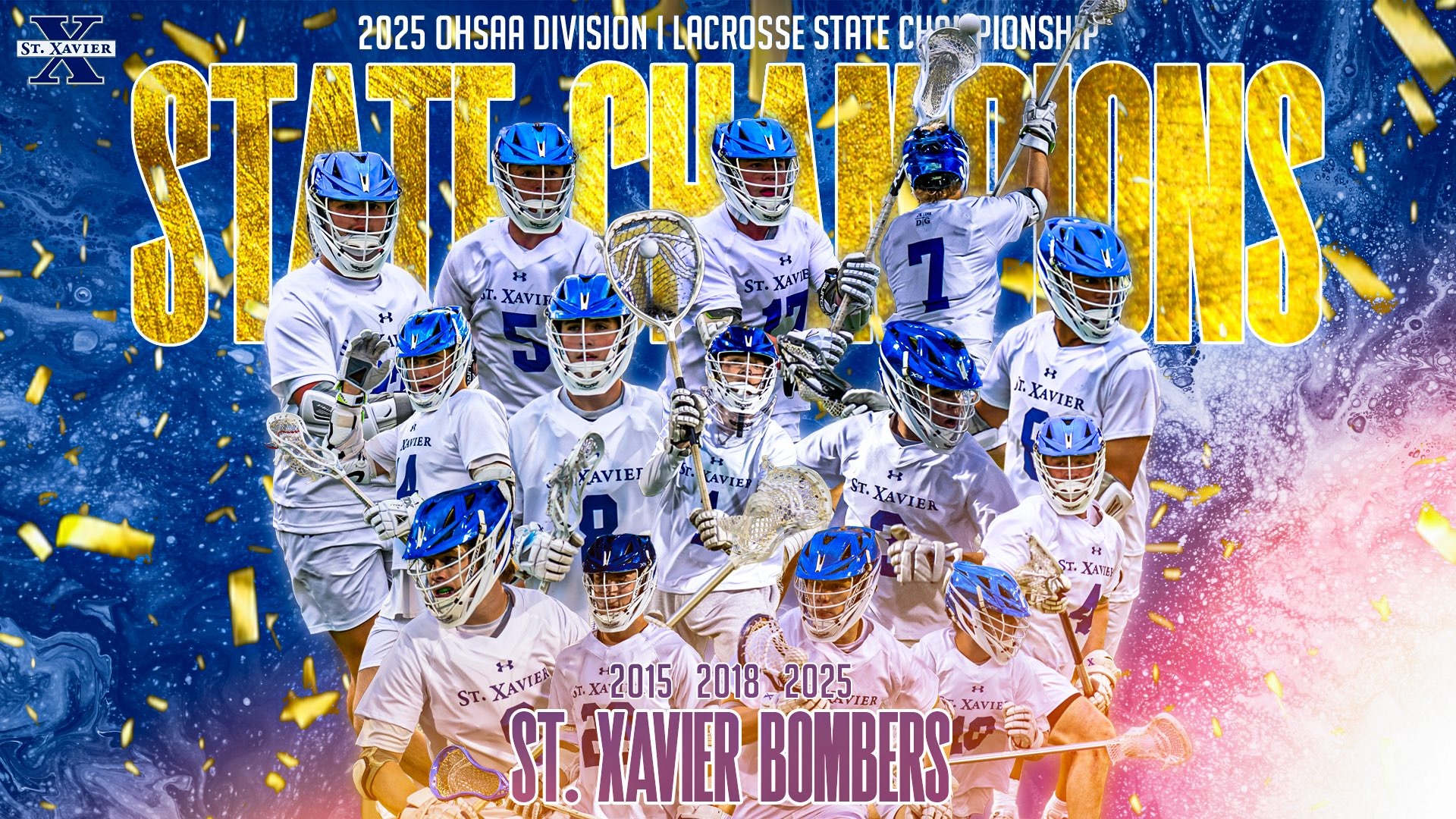 2025 Lax State Championship Graphic