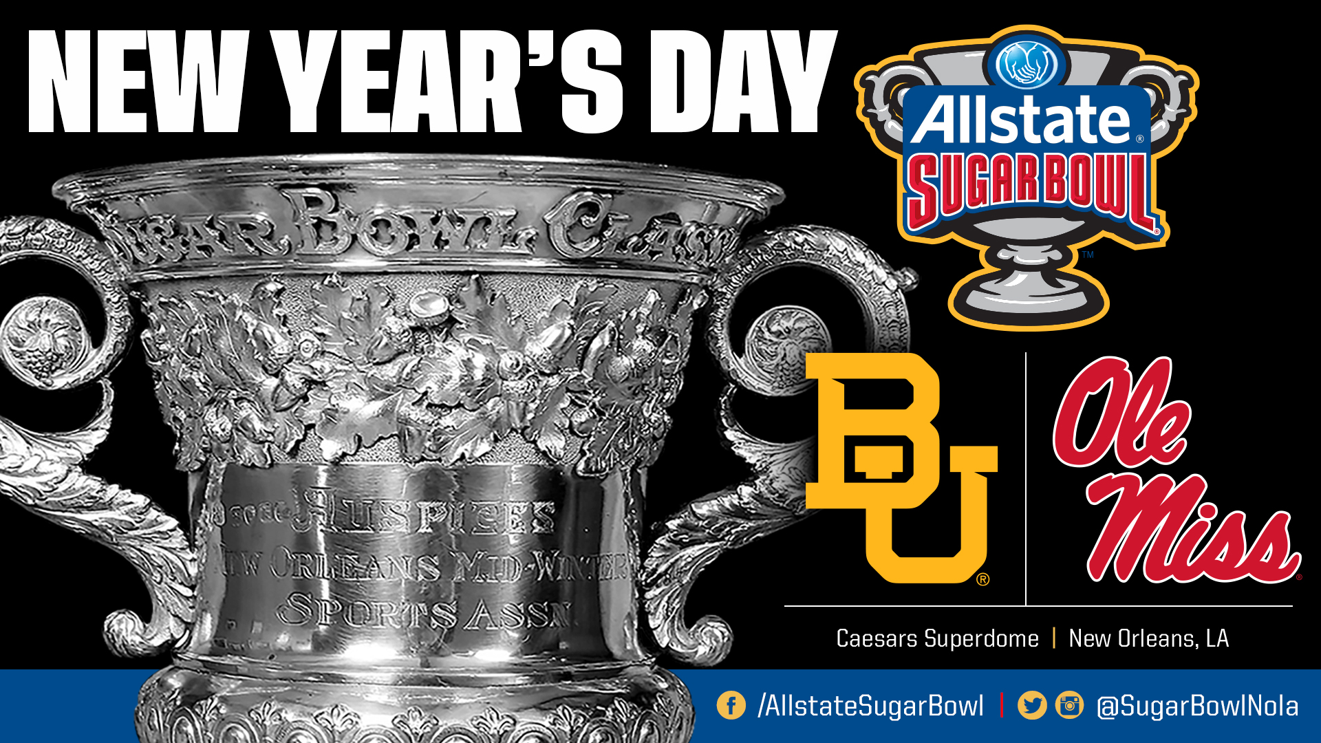 Sugar Bowl Announcement Graphic 2022