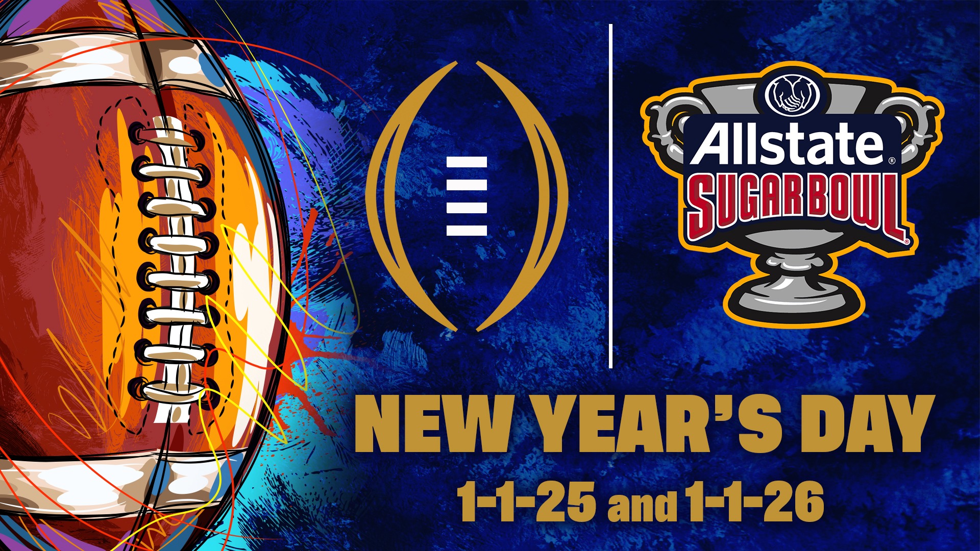 Allstate Sugar Bowl To Be Played on New Year’s Day for Next Three Years