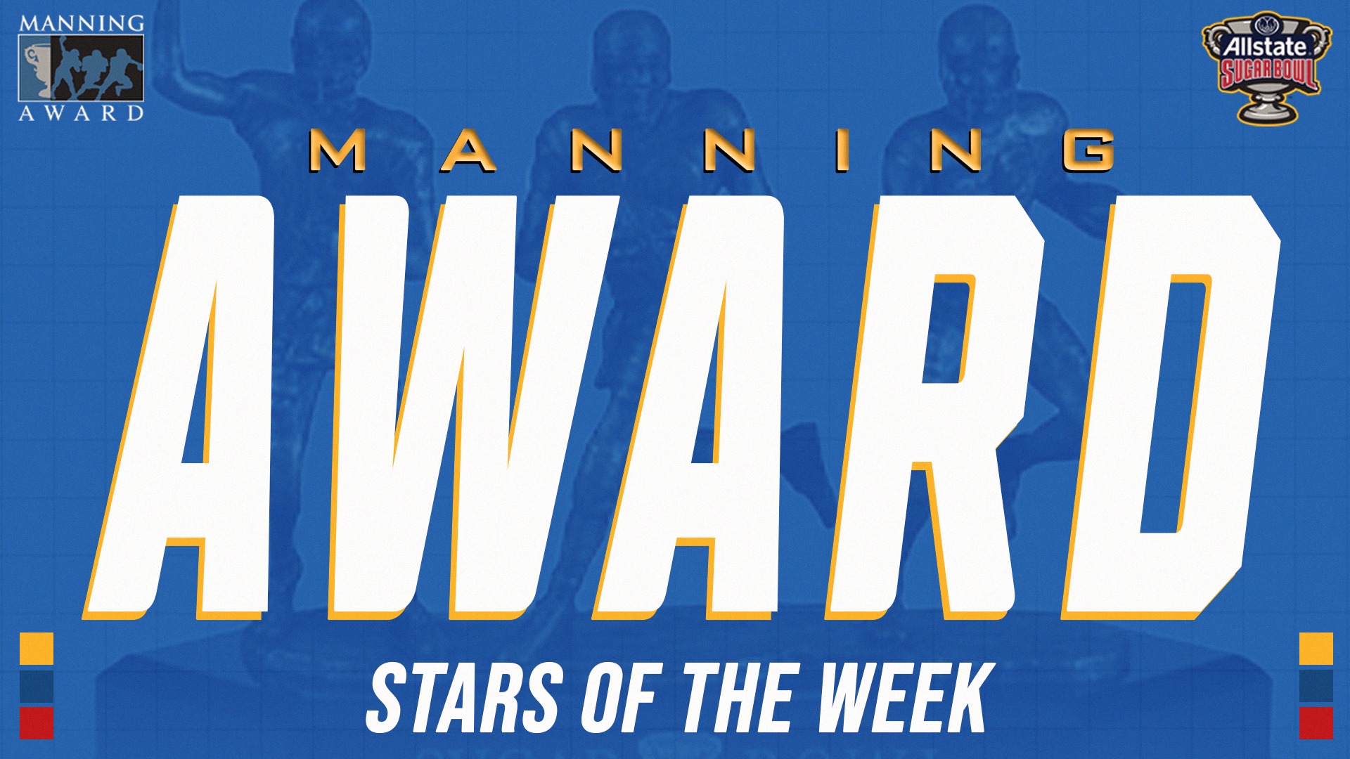 Eight Quarterbacks Named Manning Award Stars of the Week Sugar Bowl