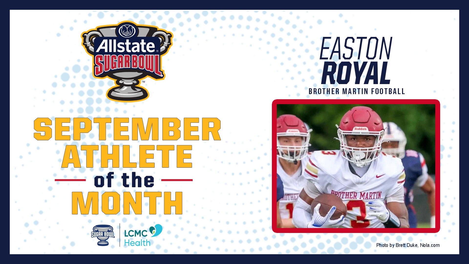Easton Royal - September 2025 Athlete of the Month