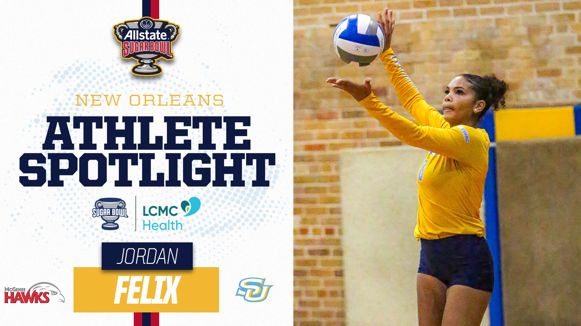 Jordan Felix - McGehee/Southern Volleyball 2025