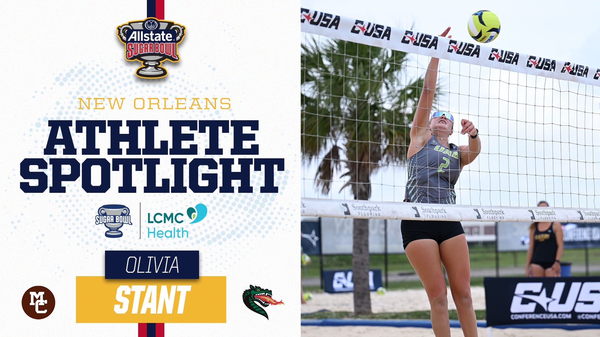 Olivia Stant, Mount Carmel/UAB Beach Volleyball 2026